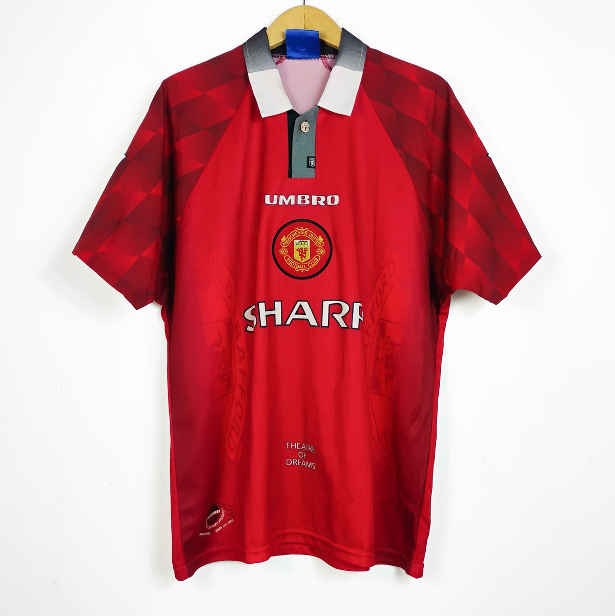 Original Manchester United 1996/98 Home - Scholes #18 Size L fit XL