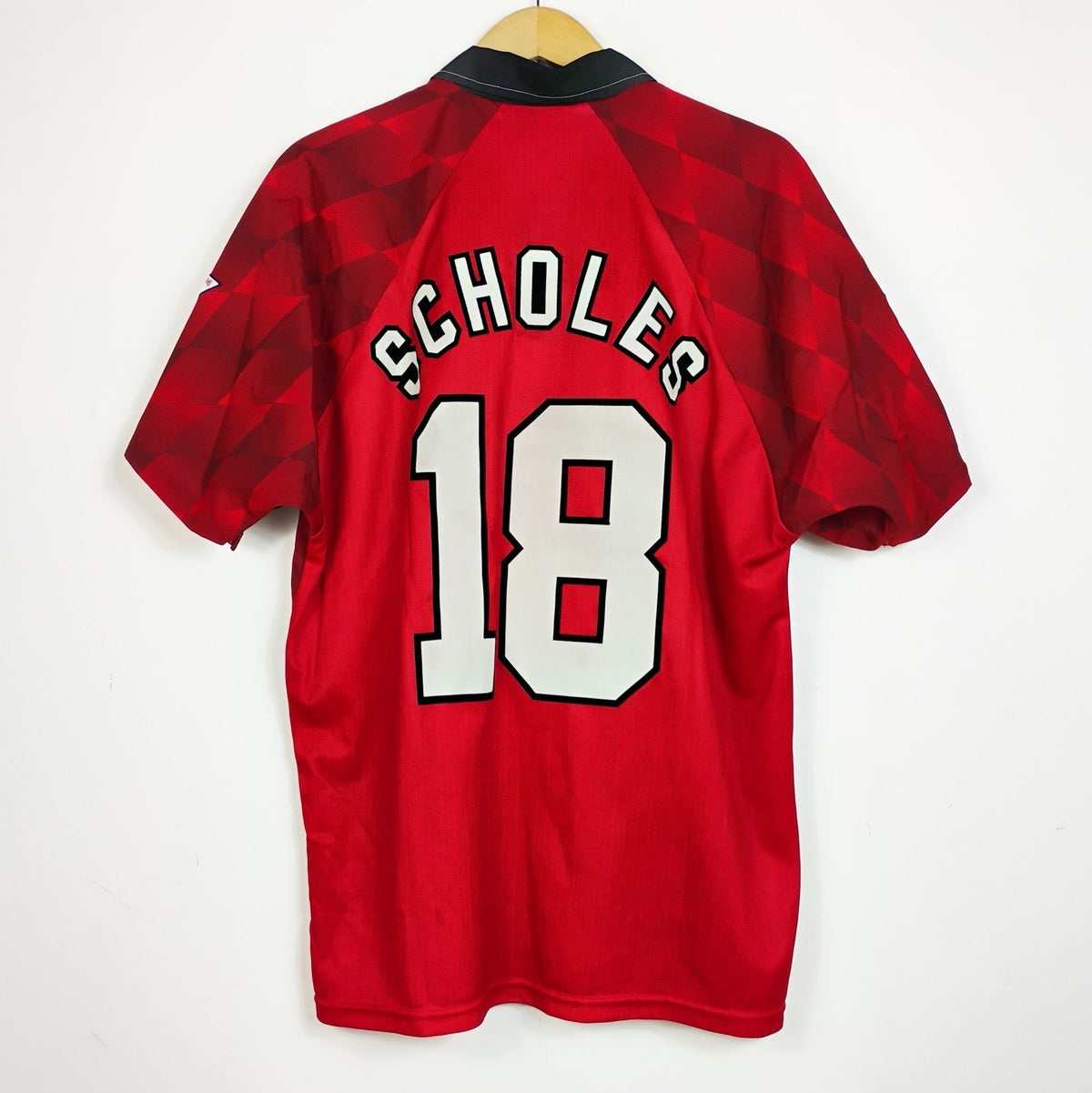 Original Manchester United 1996/98 Home - Scholes #18 Size L fit XL