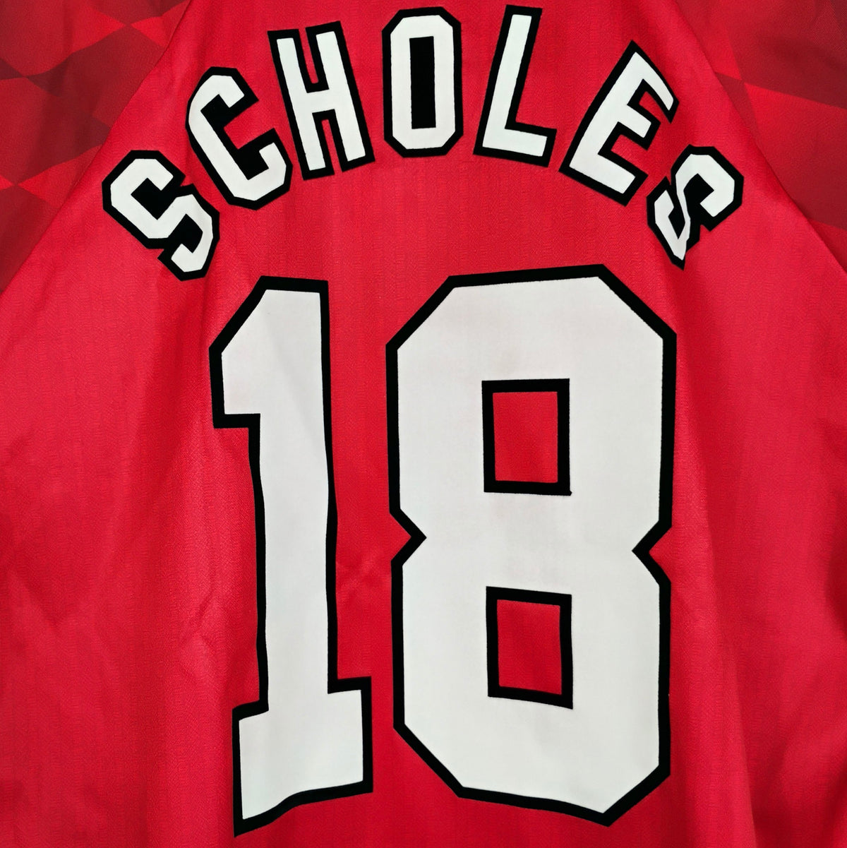 Original Manchester United 1996/98 Home - Scholes #18 Size L fit XL
