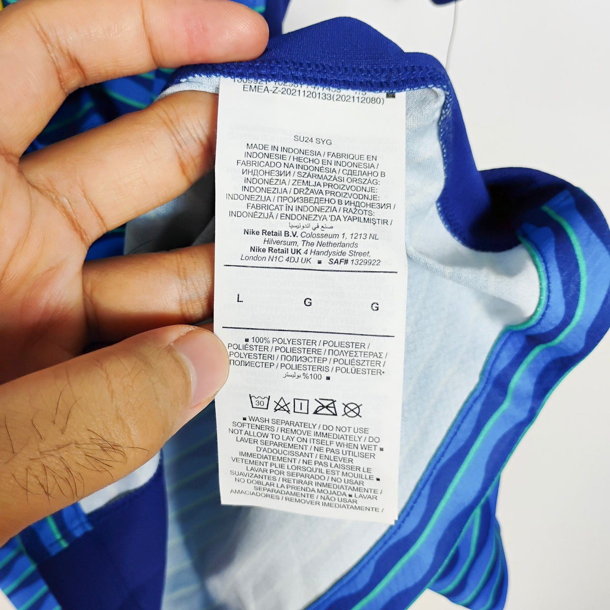 Original Brazil 2024 Away - Neymar Jr #10 Size L (Bnwt)
