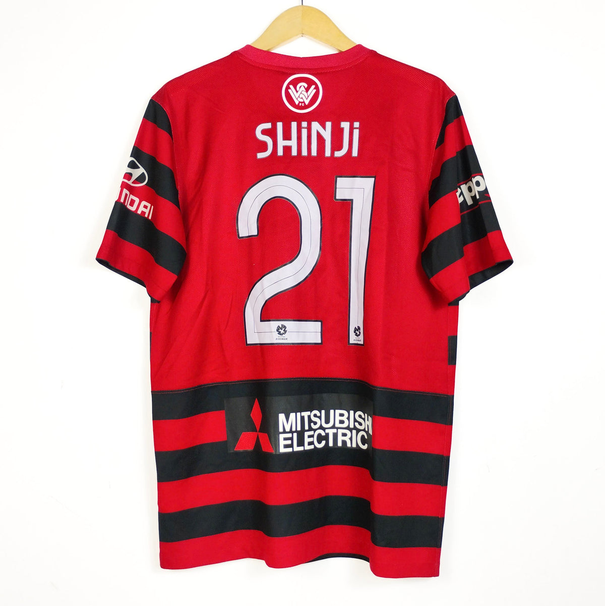 Original Western Sydney Wanderers 2014/15 Home - Shinji #21 Size L