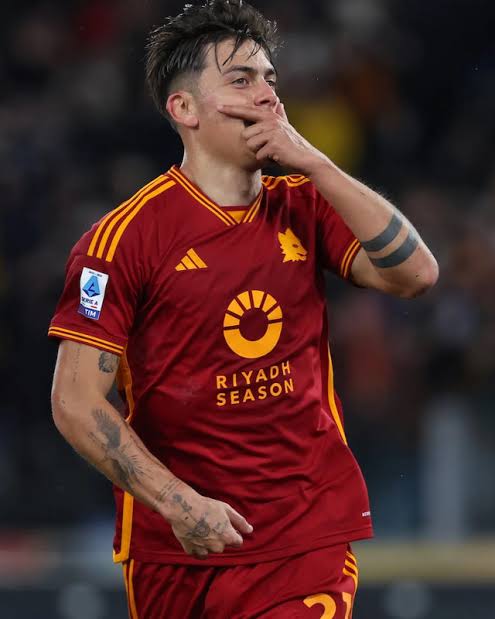Original AS Roma 2023/24 Home - Dybala #21 Size M