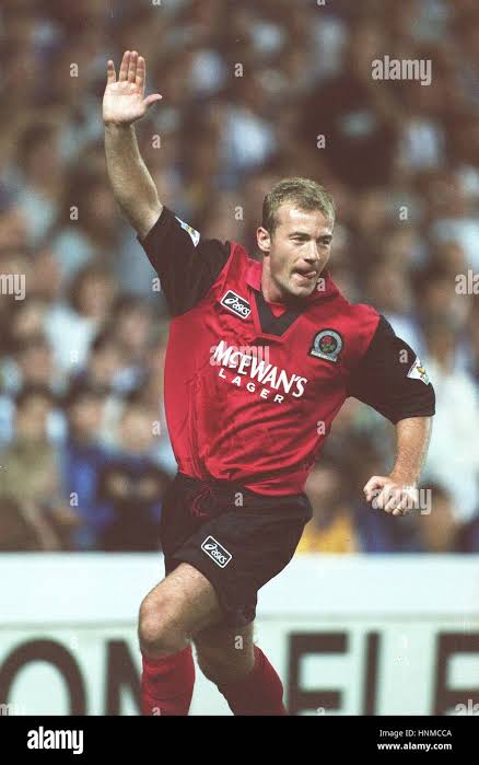 Original Blackburn 1994/96 Away - Shearer #9 Size L