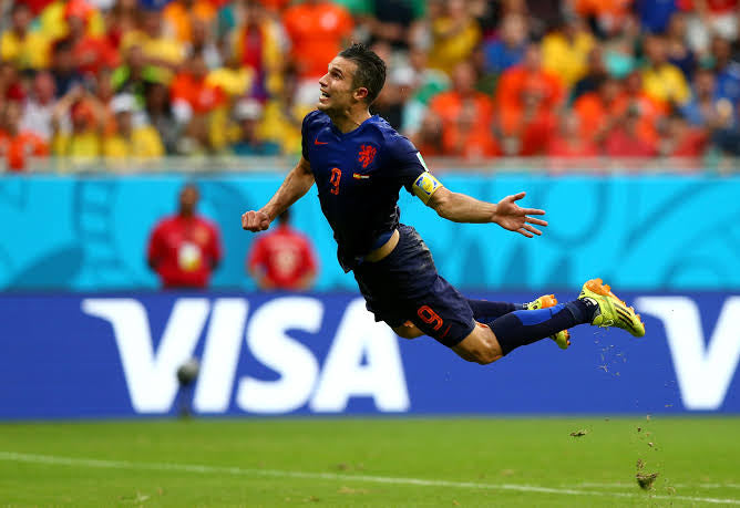 Authentic Netherland 2014 Away - Van Persie #9 Size XL