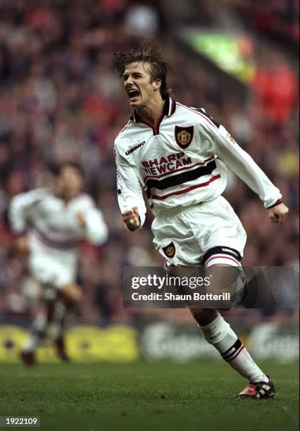 Authentic Manchester United 1997/99 Away - Beckham #7 Size L