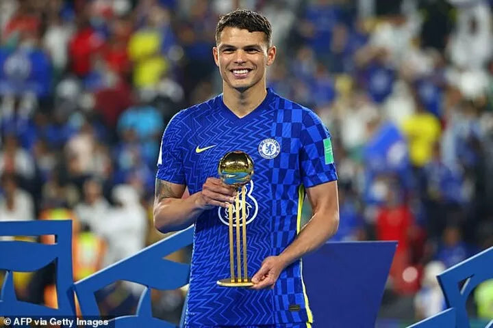 Original Chelsea 2021/22 Home - T. Silva #6 Size L