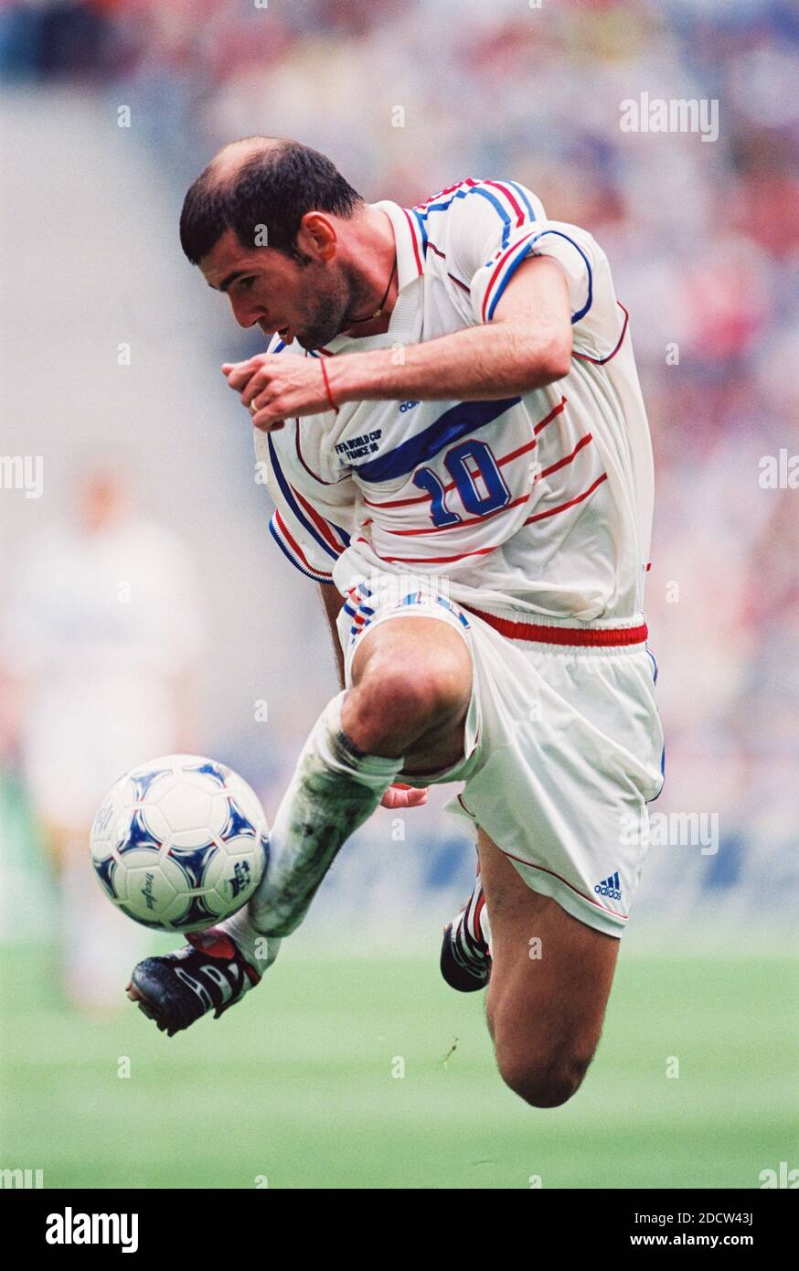 Original France 1998 Away - Zidane #10 Size L