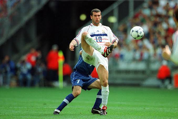Original France 1998 Away - Zidane #10 Size L
