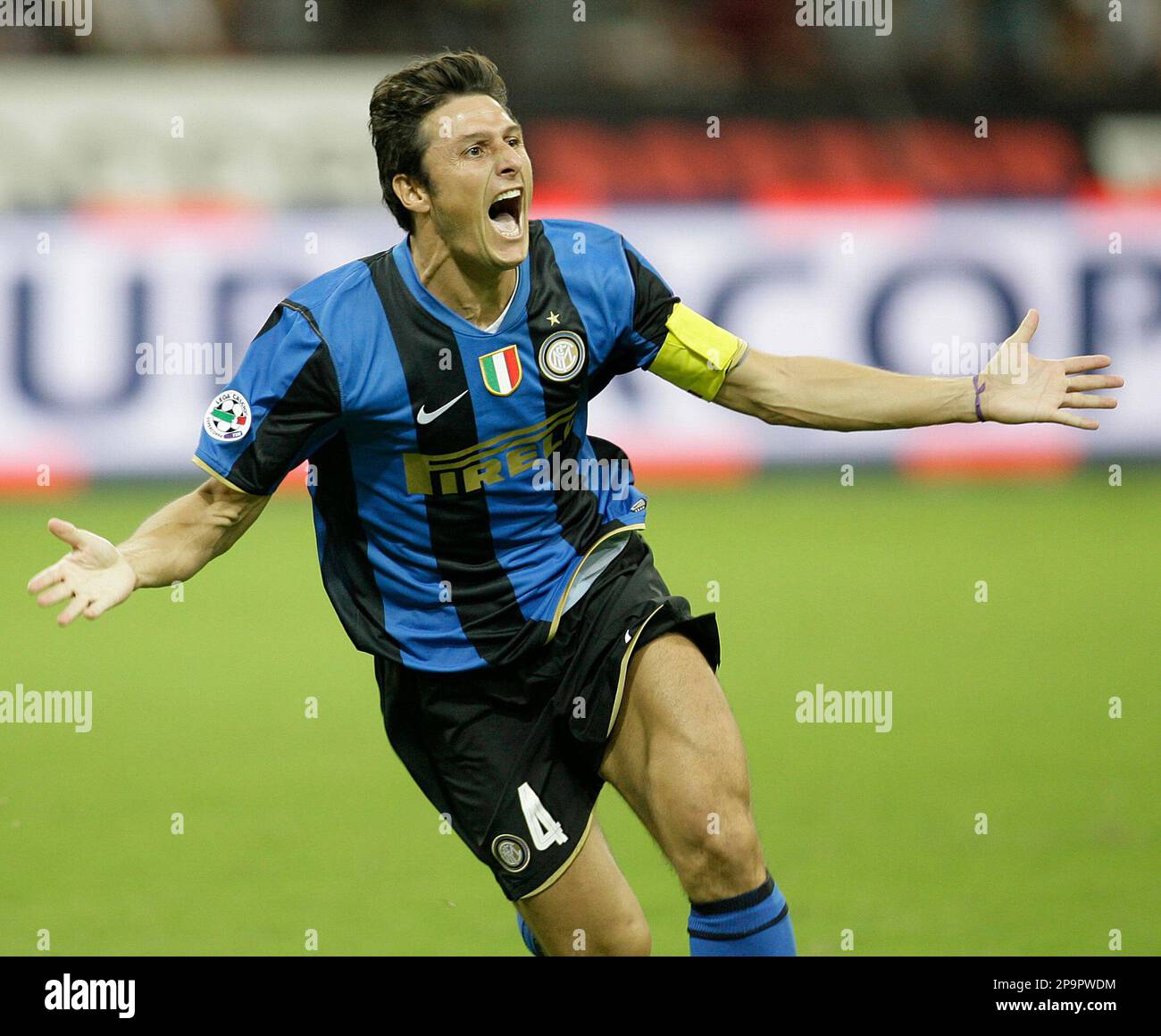 Original Inter Milan 2008/09 Home - J.Zanetti Size L