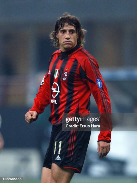 Original AC Milan 2004/05 Home - Crespo #11 Size XL (Long Sleeve)