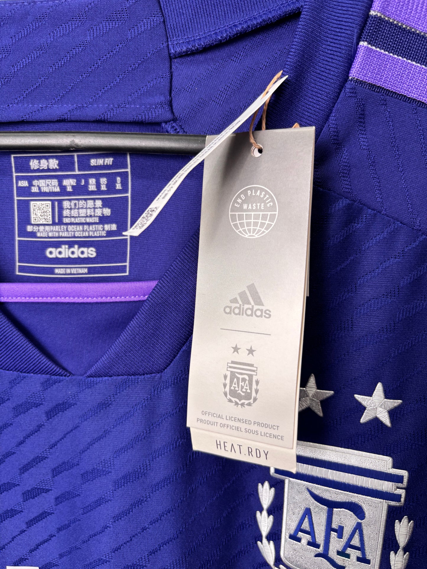 Original Argentina 2022 Away - Messi #10 Size XL (Bnwt) (Player Issue)