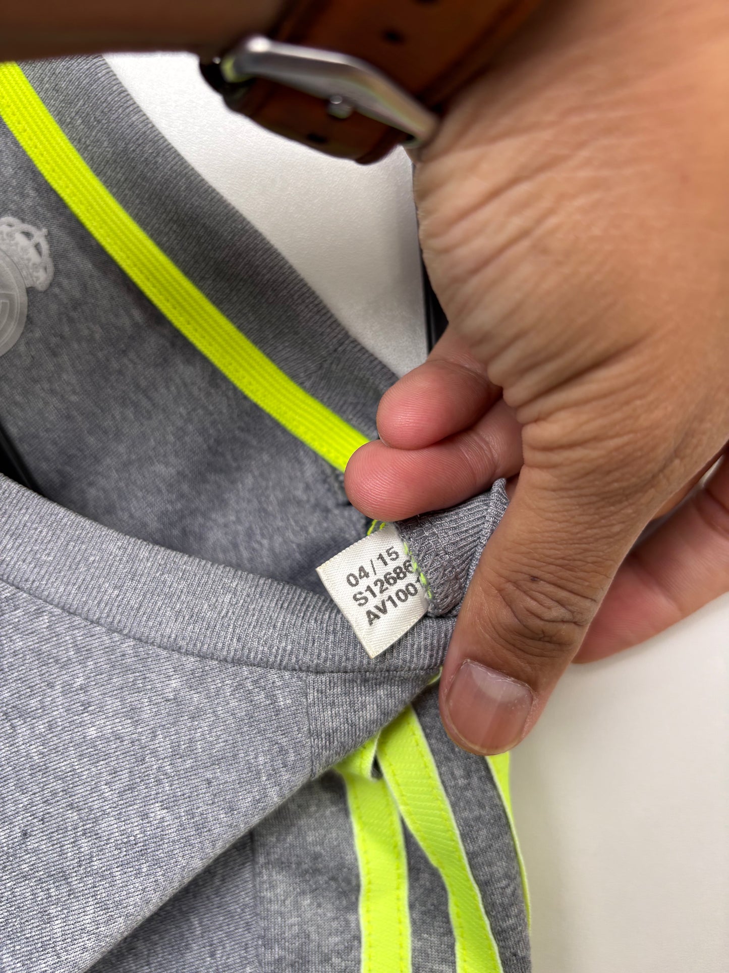 Original Real Madrid 2015/16 Away - Ronaldo #7 Size XL (Long Sleeve)