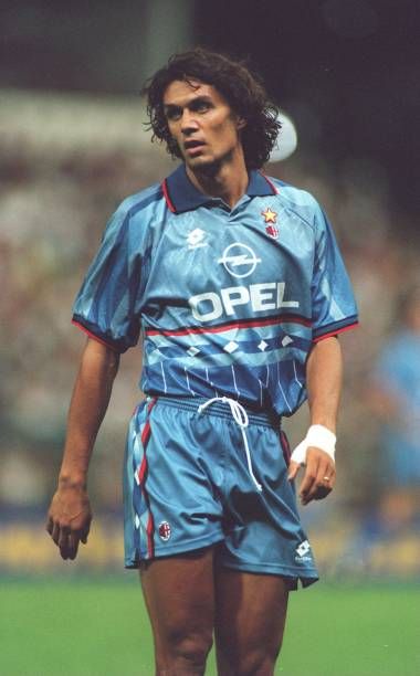 Original AC Milan 1995/96 Fourth - Maldini #3 Size XL