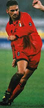 Original AC Milan 1996/97 Fourth - Baggio #18 Size M