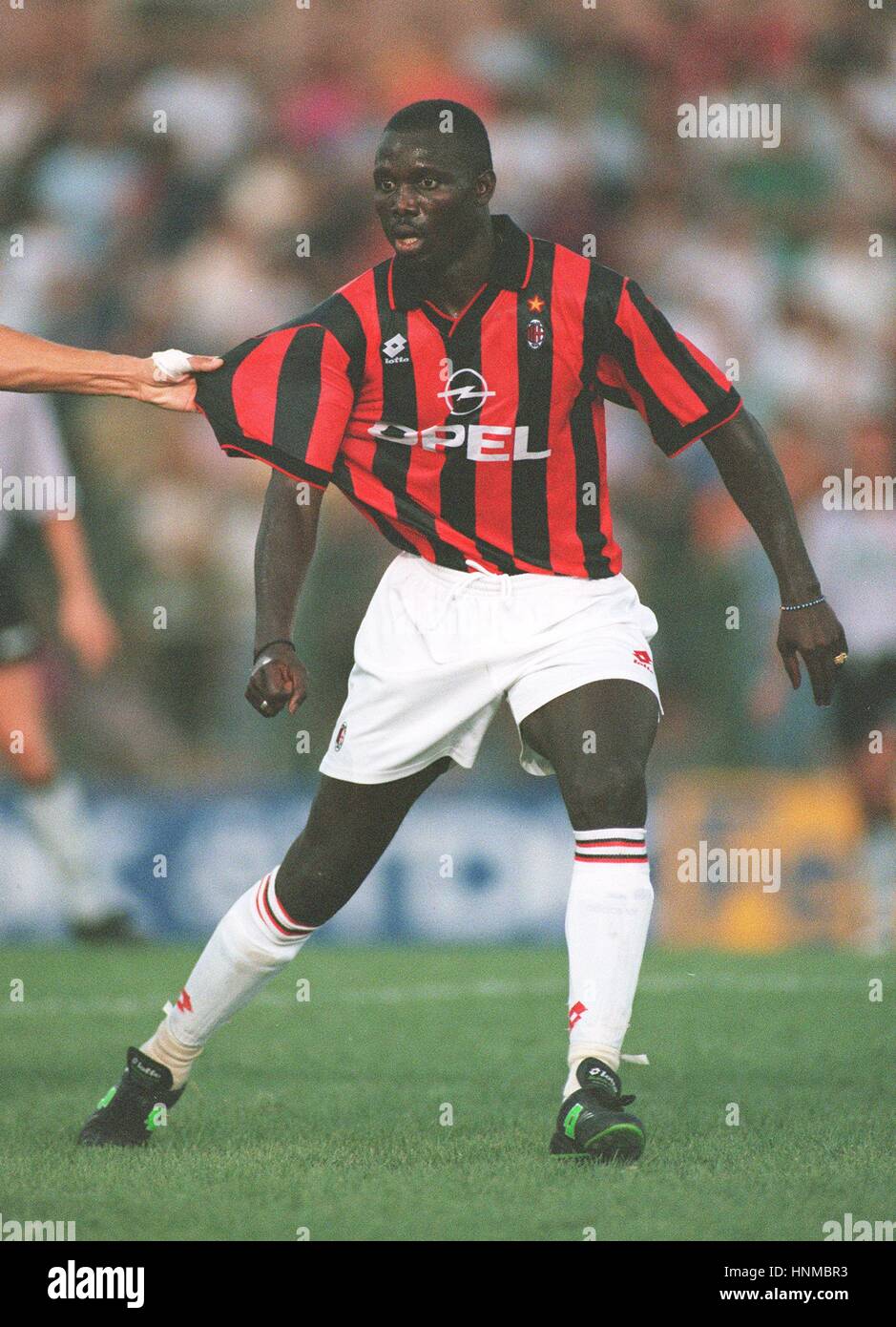 Original AC Milan 1995/96 Home - Weah #9 Size L (Player Issue)