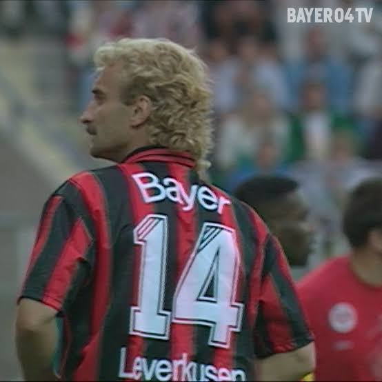 Original Bayer 04 Leverkusen 1994/95 Home - #14 Voller Size L (Template)
