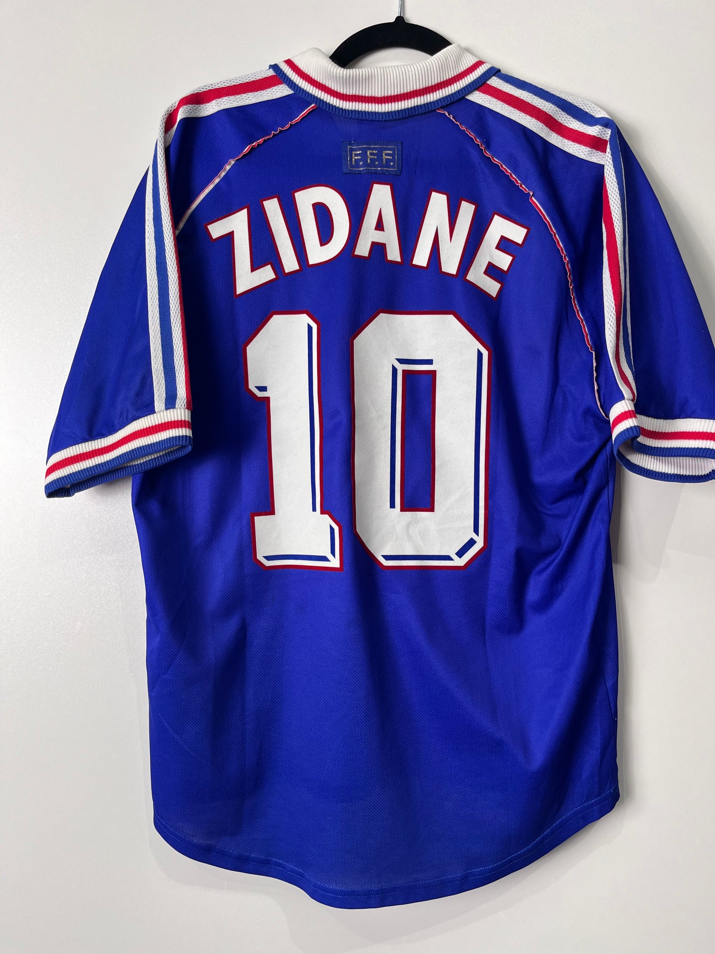 Authentic France 1998 Home - Zidane #10 Size M