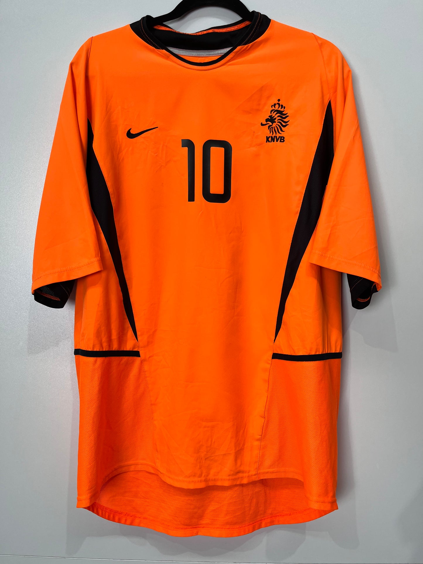 Authentic Netherlands 2002 Home - Bergkamp #10 Size XL