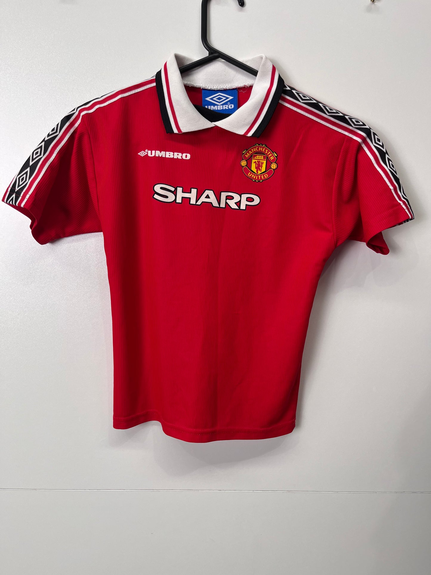 Authentic Manchester United 1998 Home - Jaap Stam #6 Size Kids (6-8 years old)