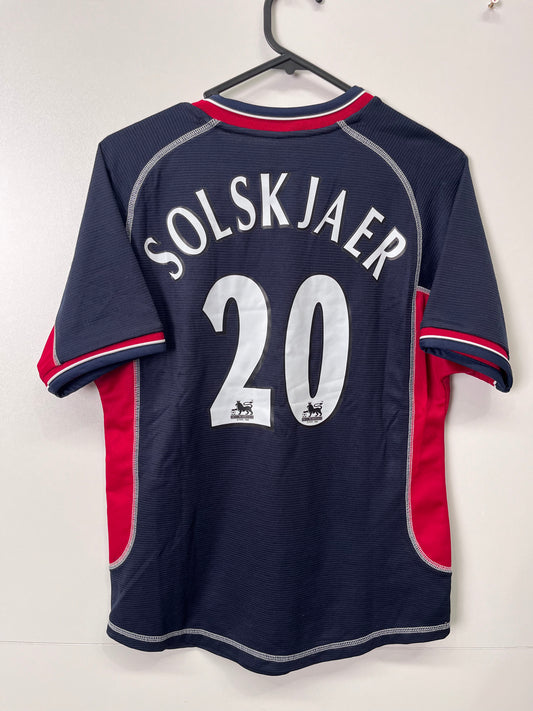 Authentic Manchester United 2000/01 Third - Ole Solskjaer #20 Size Kids (10-12 years old)