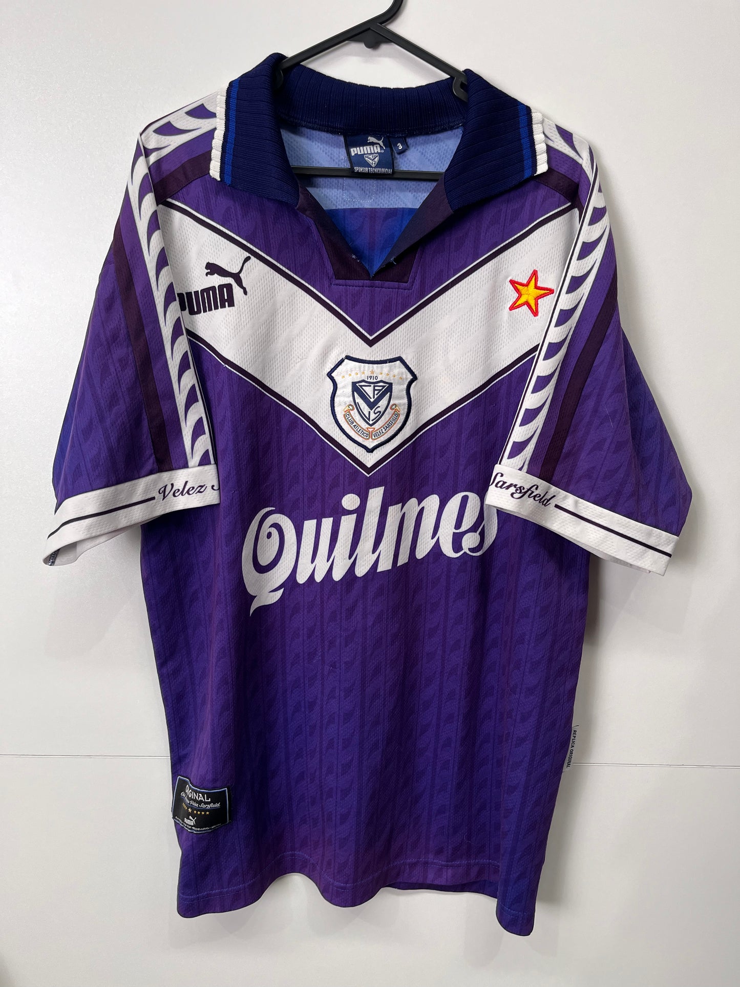 Authentic Vélez Sarsfield 1997/98 Away - Size M/L