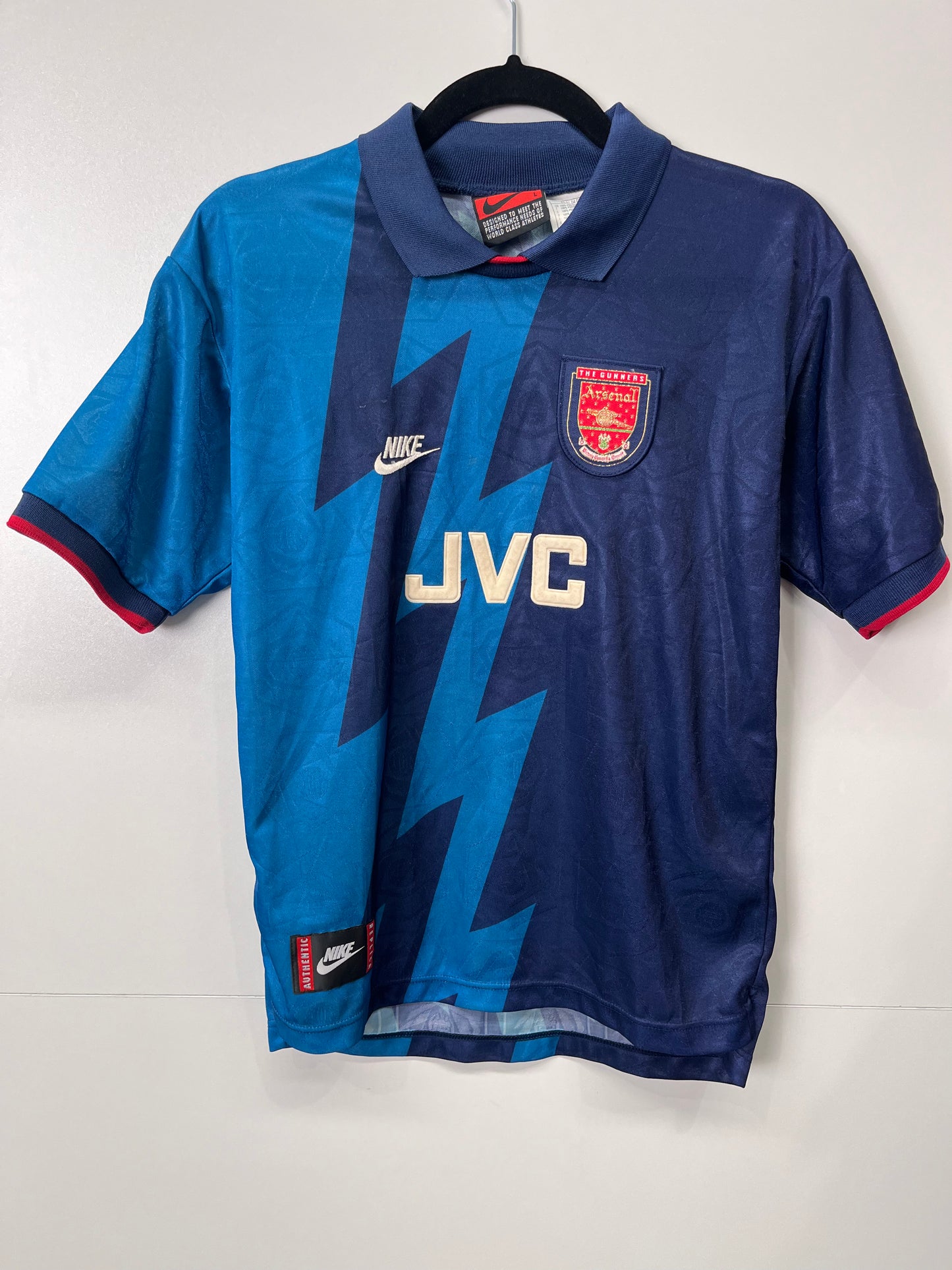 Authentic Arsenal 1995/96 Away - Bergkamp #10 Size Kids (8-10 years old)