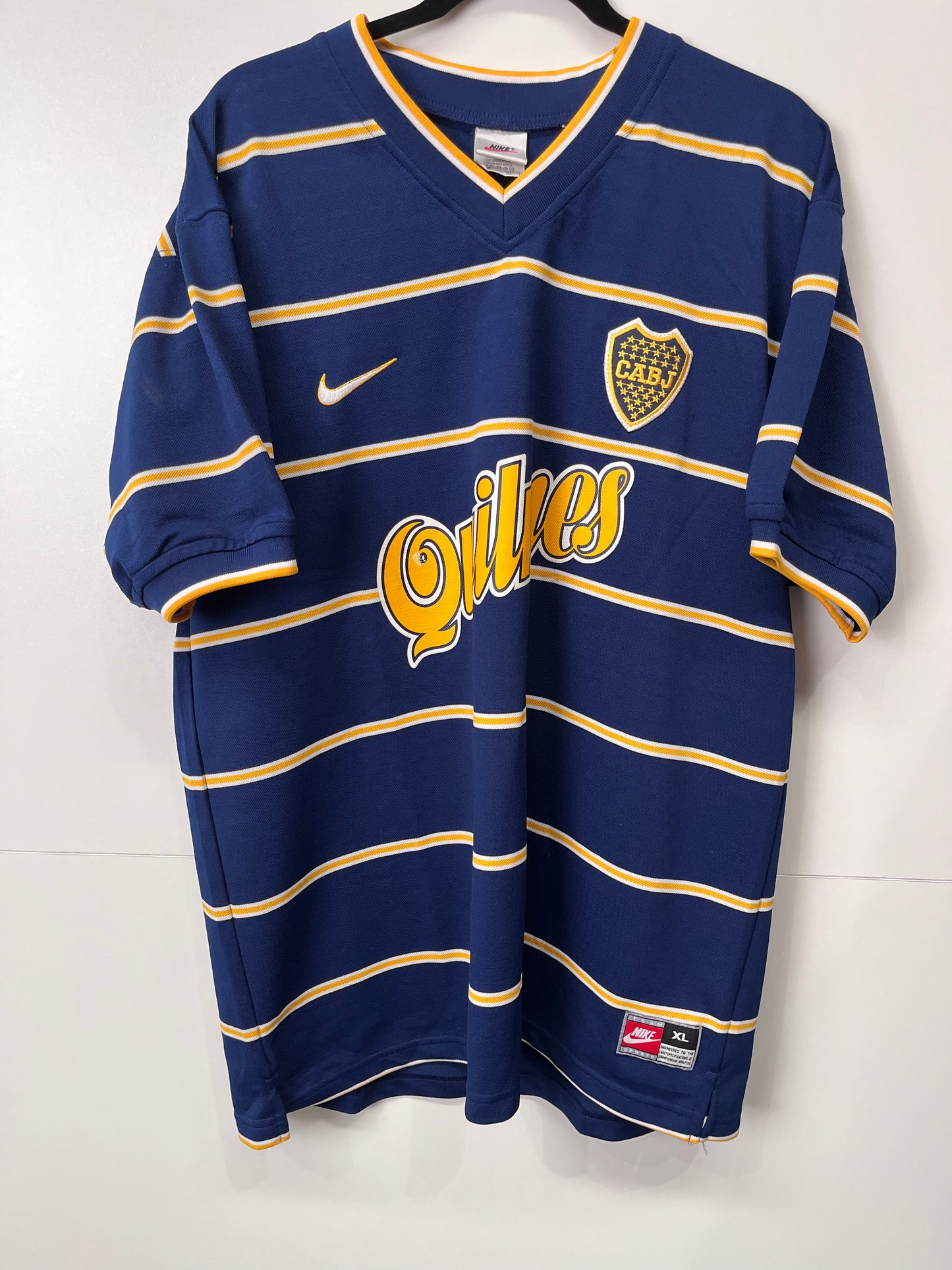 Authentic Boca Juniors 1998/99 Home - Maradona #10 Size XL (Copa Mercosur)