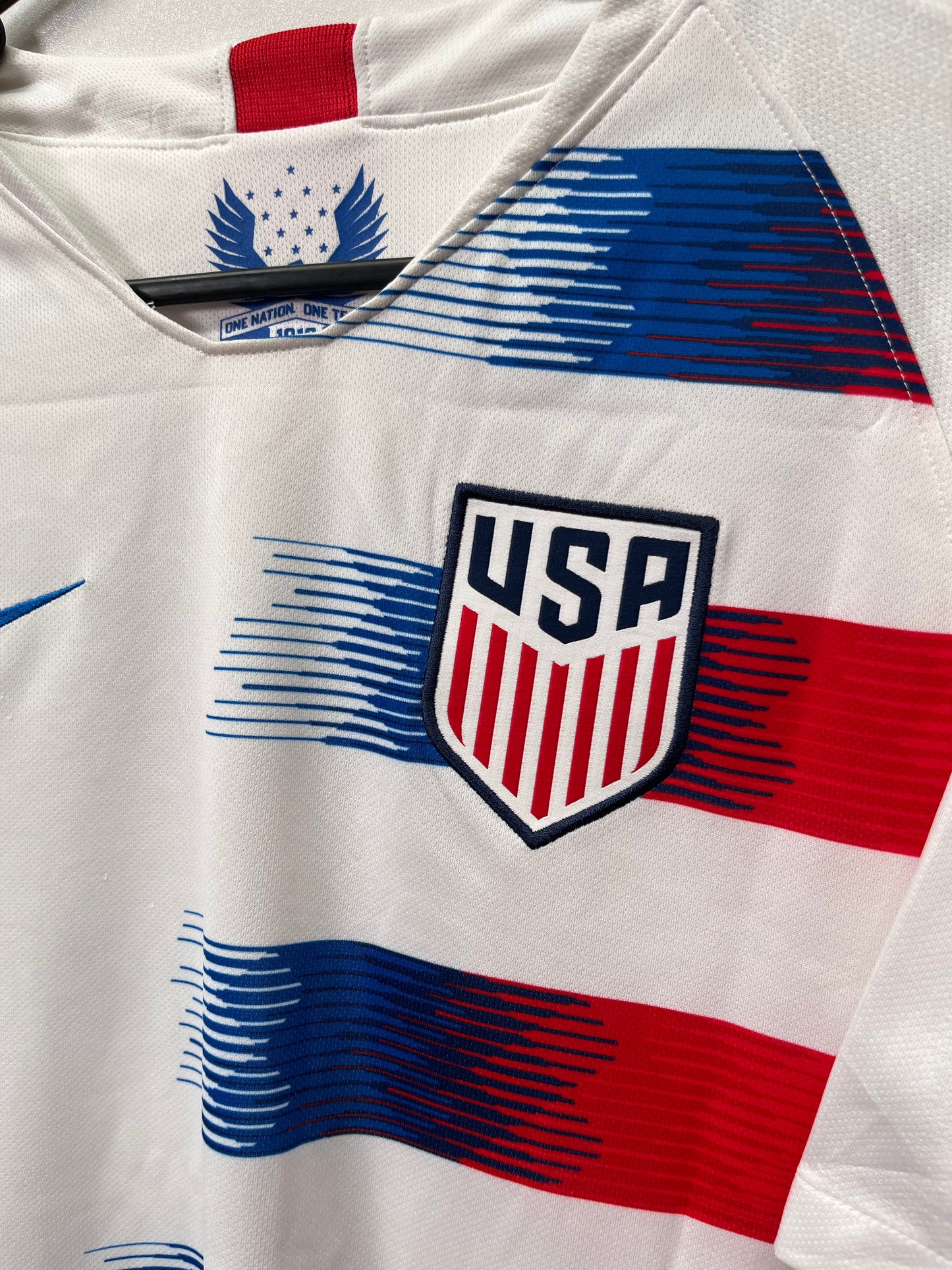 Authentic USA 2018 Home - Pulisic #10 Size M