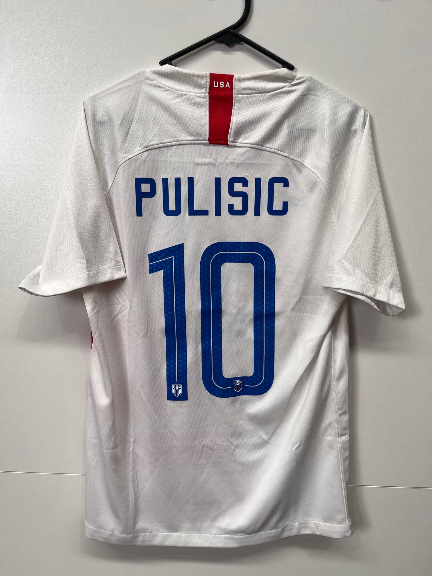 Authentic USA 2018 Home - Pulisic #10 Size M