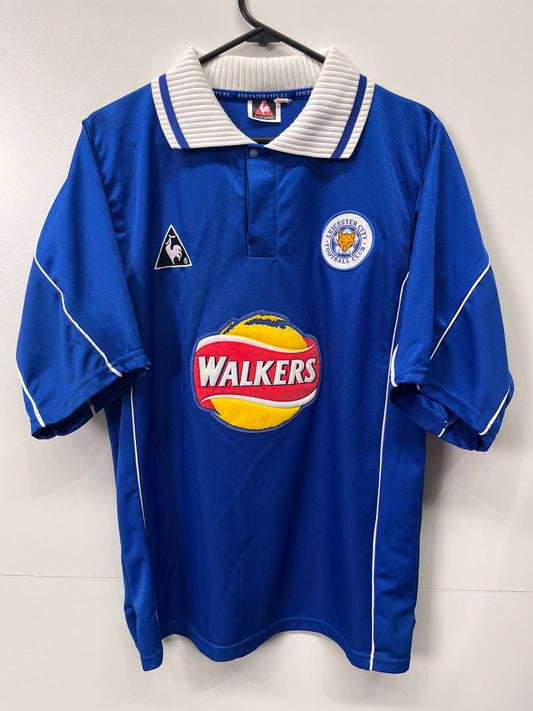 Authentic Leicester City 2000/01 Home - Size L