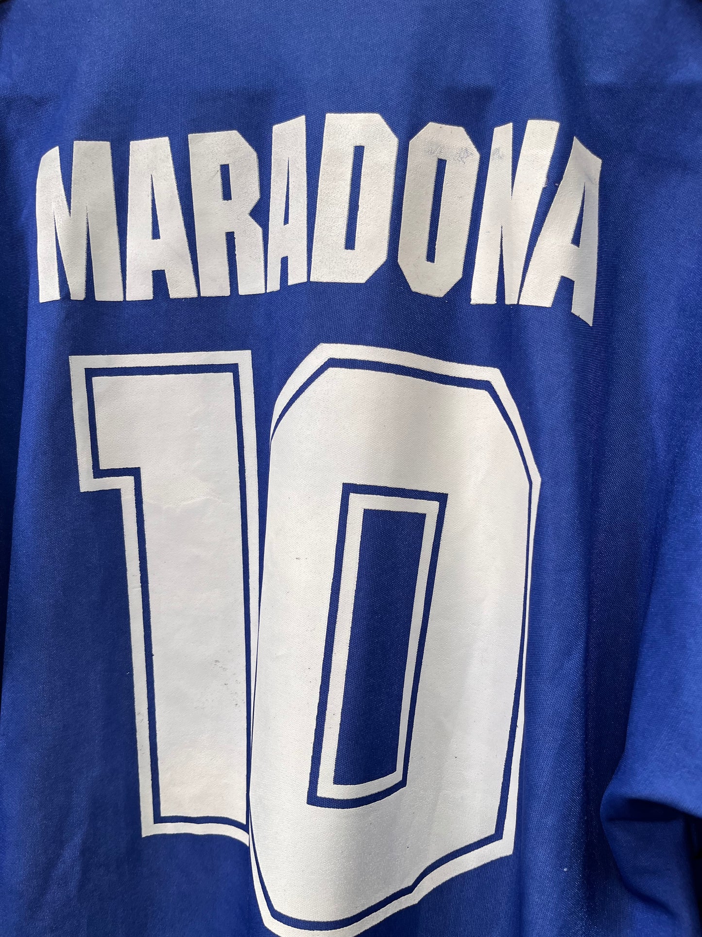 Authentic Argentina 1994 Away - Diego Maradona #10 Size L (Player Issue) (Long Sleeve)