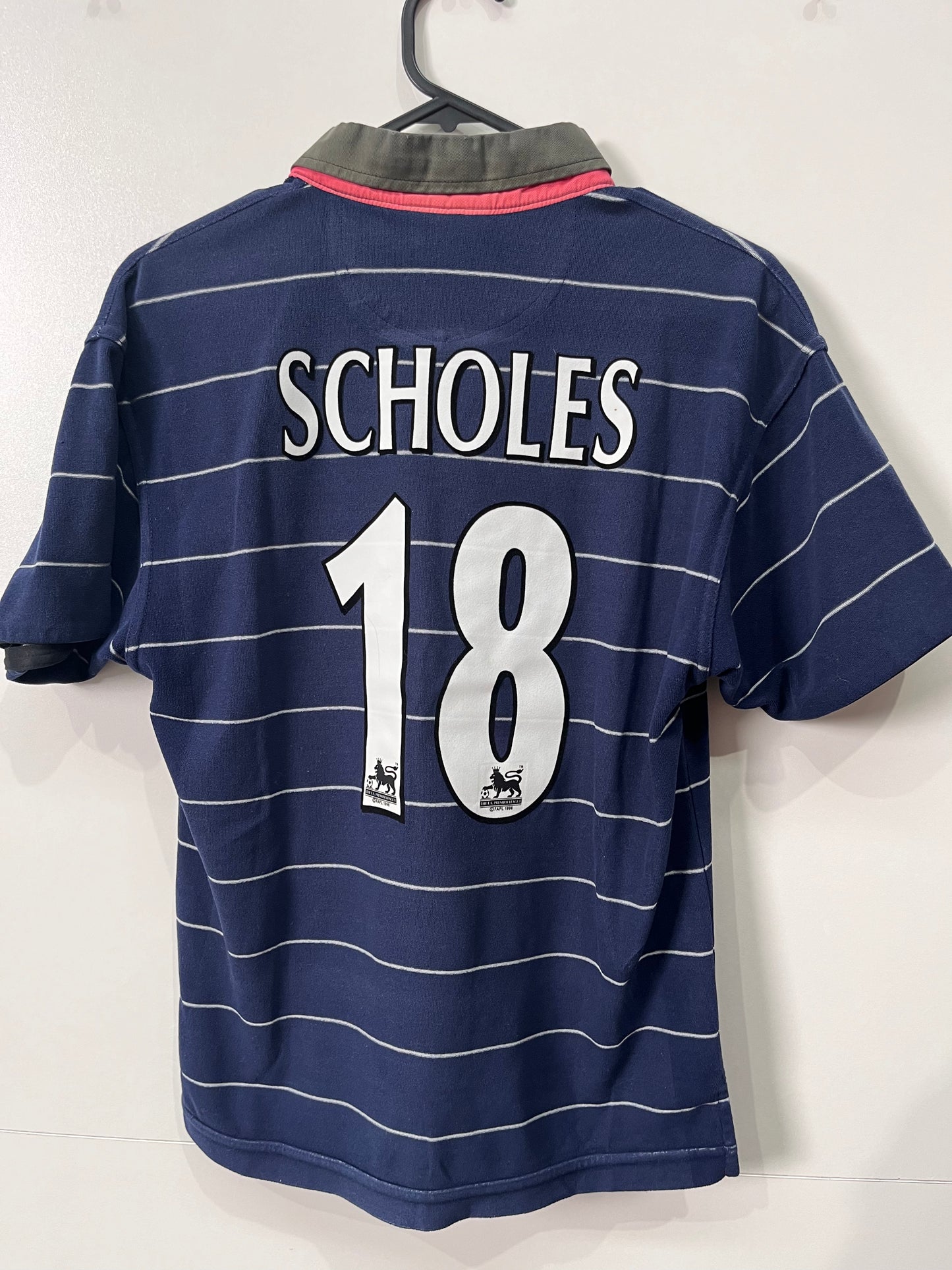 Authentic Manchester United 1999/00 Away - Paul Scholes #18 (Boys)