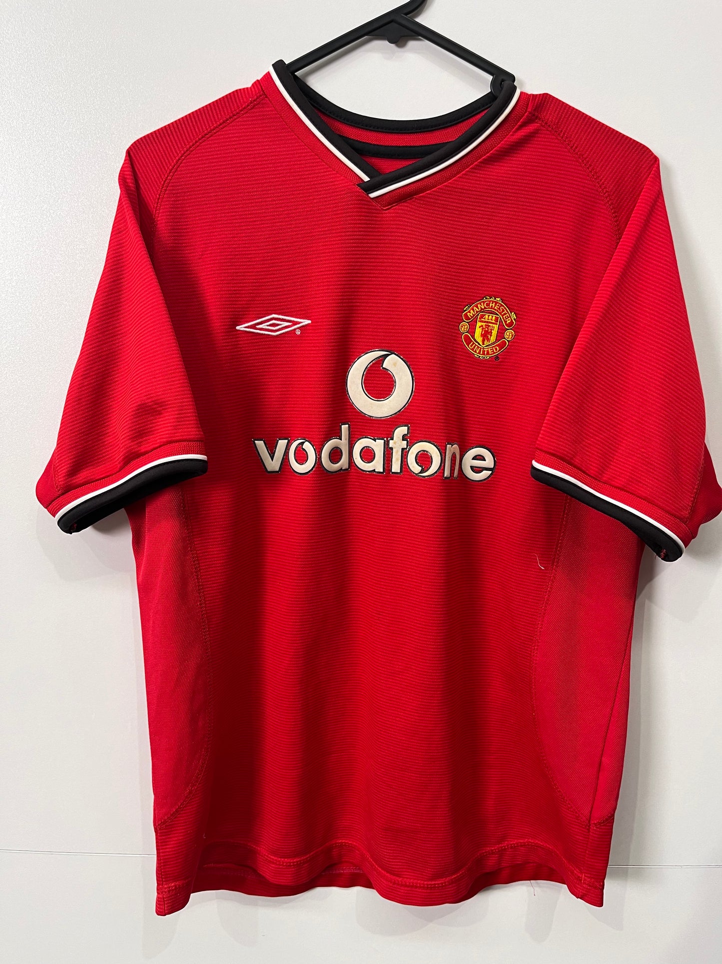 Authentic Manchester United 2000/01 Home - David Beckham #7 (Boys)