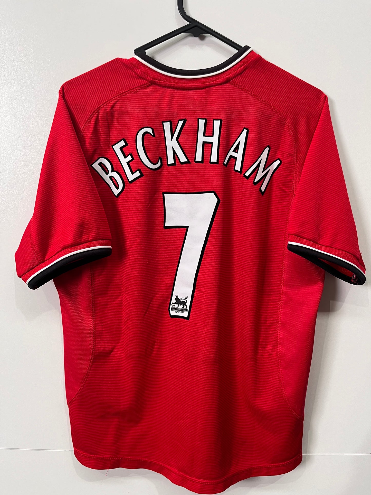 Authentic Manchester United 2000/01 Home - David Beckham #7 (Boys)