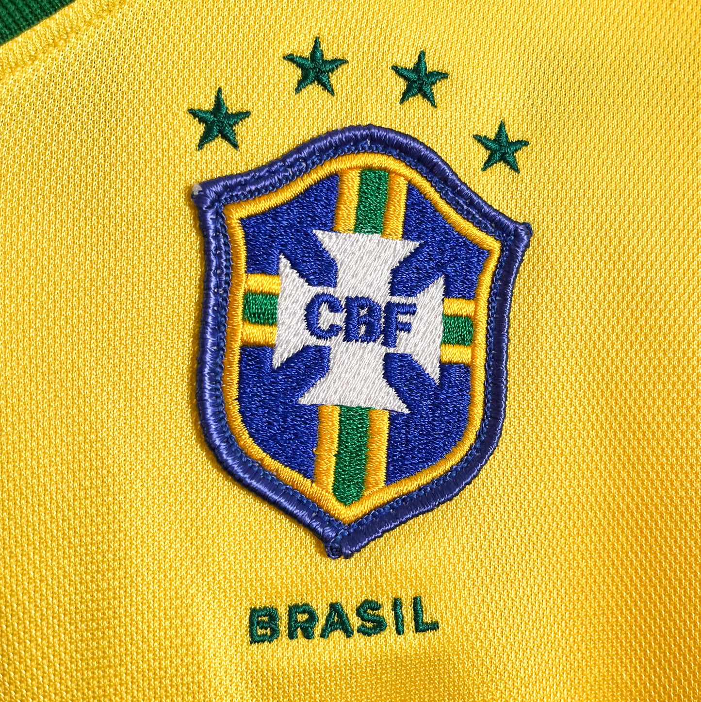 Authentic Brazil 1998 Home - Edmundo #21 Size S (South American market)