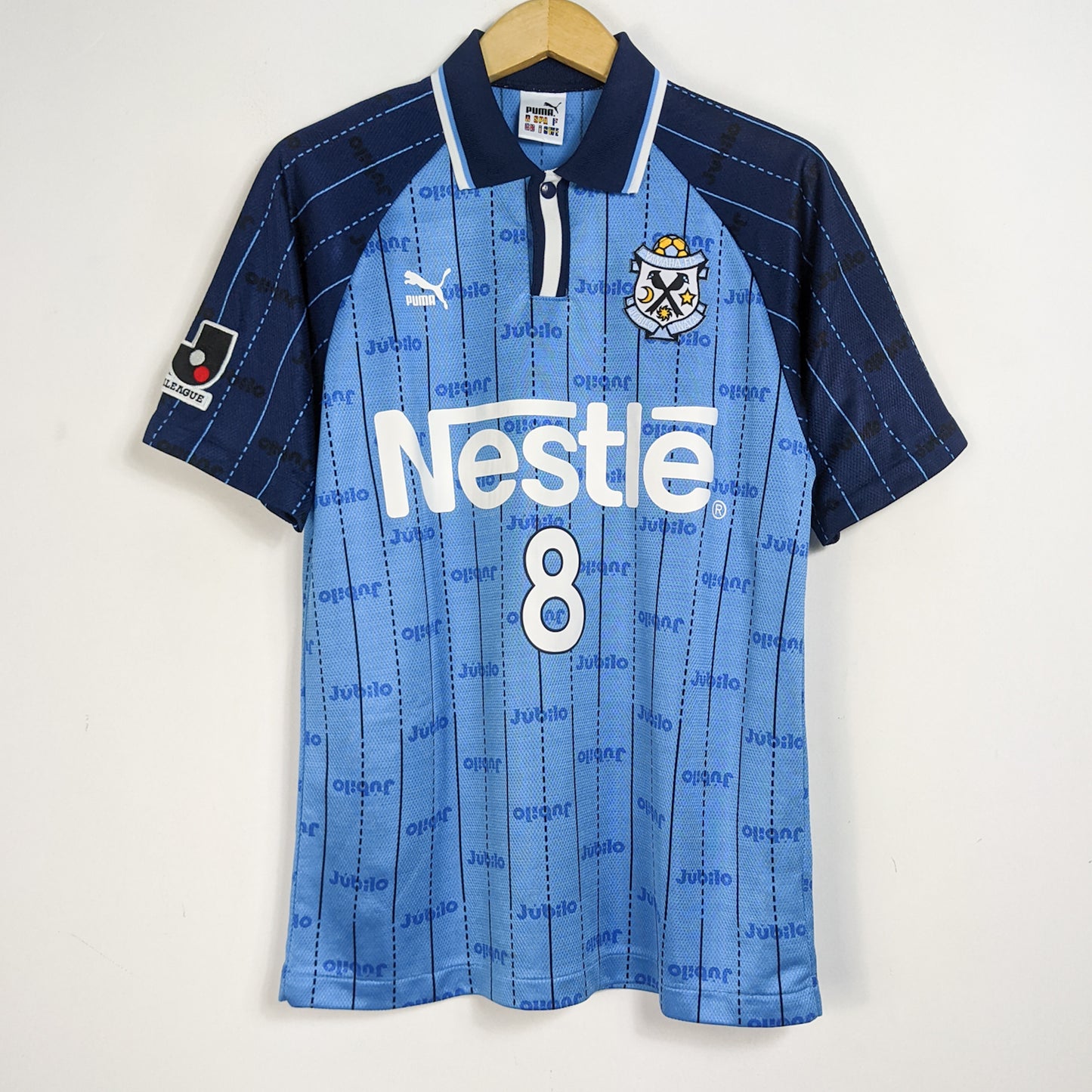 Original Jubilo Iwata 1998/99 Home - Dunga #8 Size L fit M