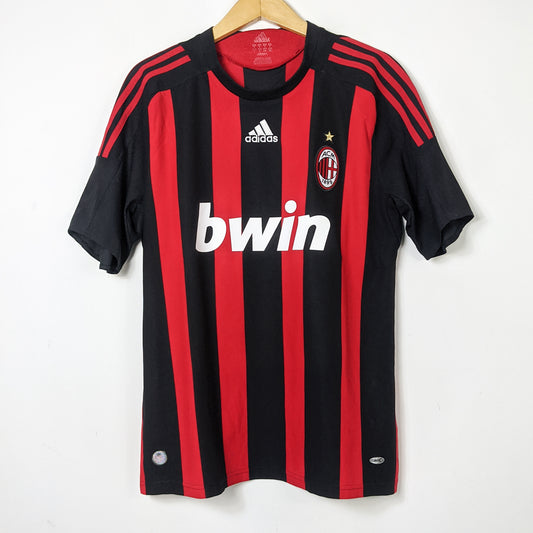 Original AC Milan 2008/09 Home - Ronaldinho #80 Size L