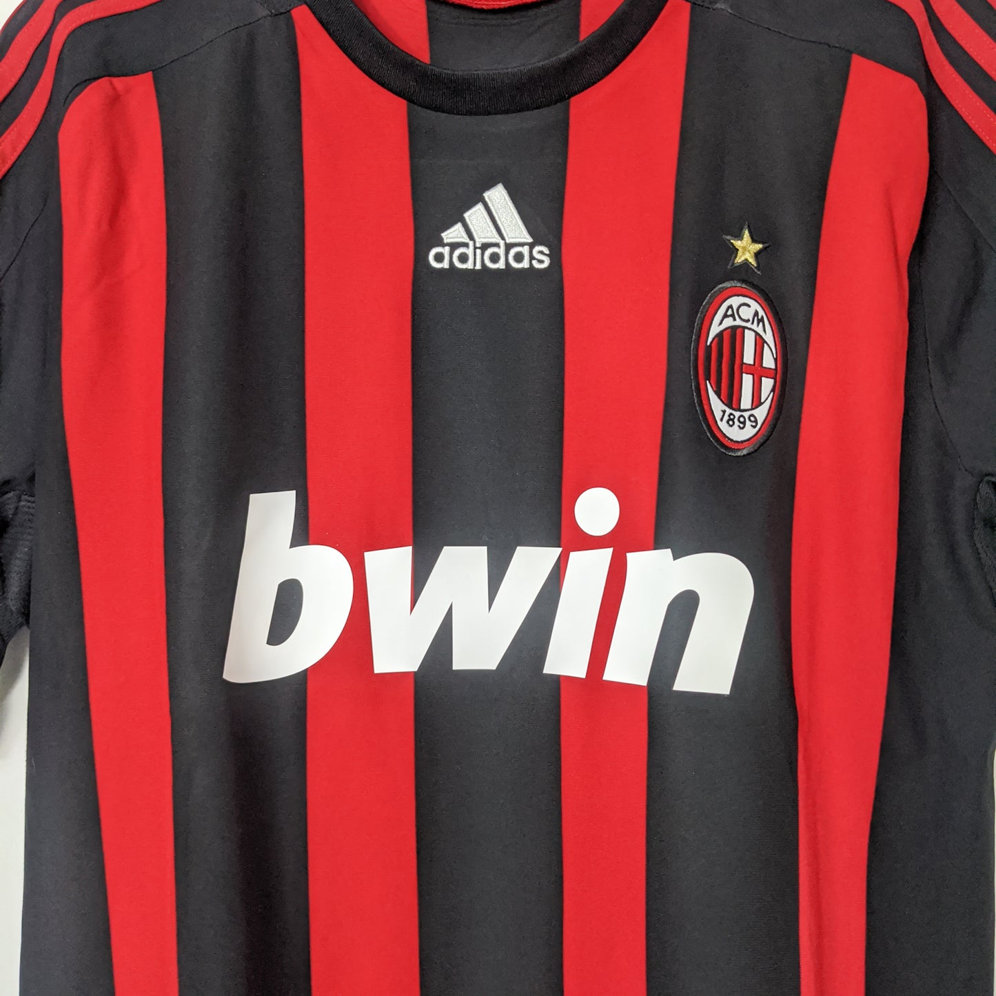 Original AC Milan 2008/09 Home - Ronaldinho #80 Size L