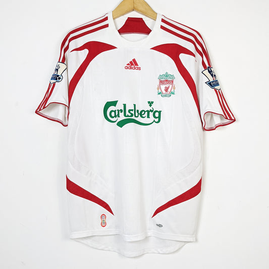 Original Liverpool 2007/08 Away - Gerrard #8 Size S fit M
