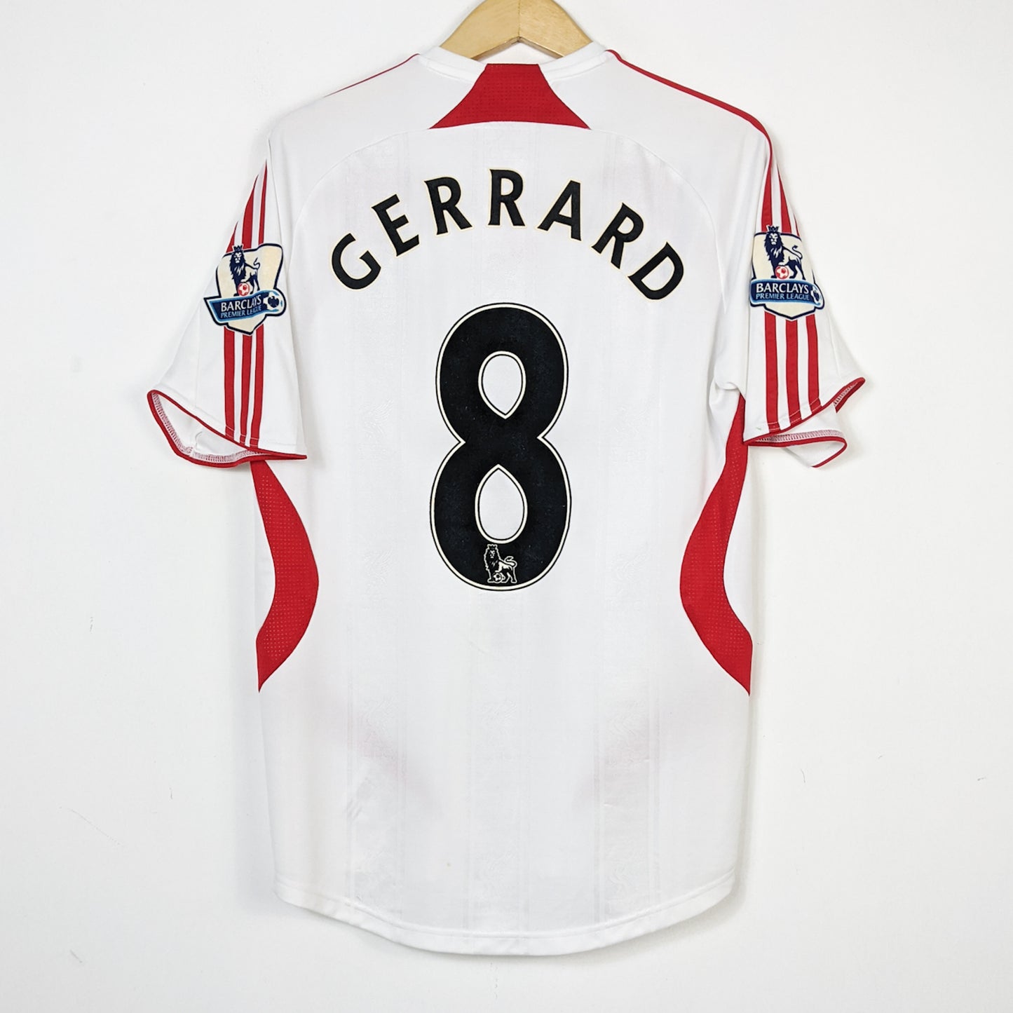 Original Liverpool 2007/08 Away - Gerrard #8 Size S fit M