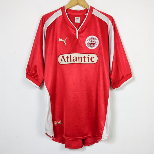 Original Aberdeen 2000/01 Home - Zerouali #0 Size XL