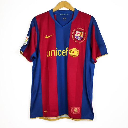 Original Barcelona 2007/08 Home - Messi #19 Size L