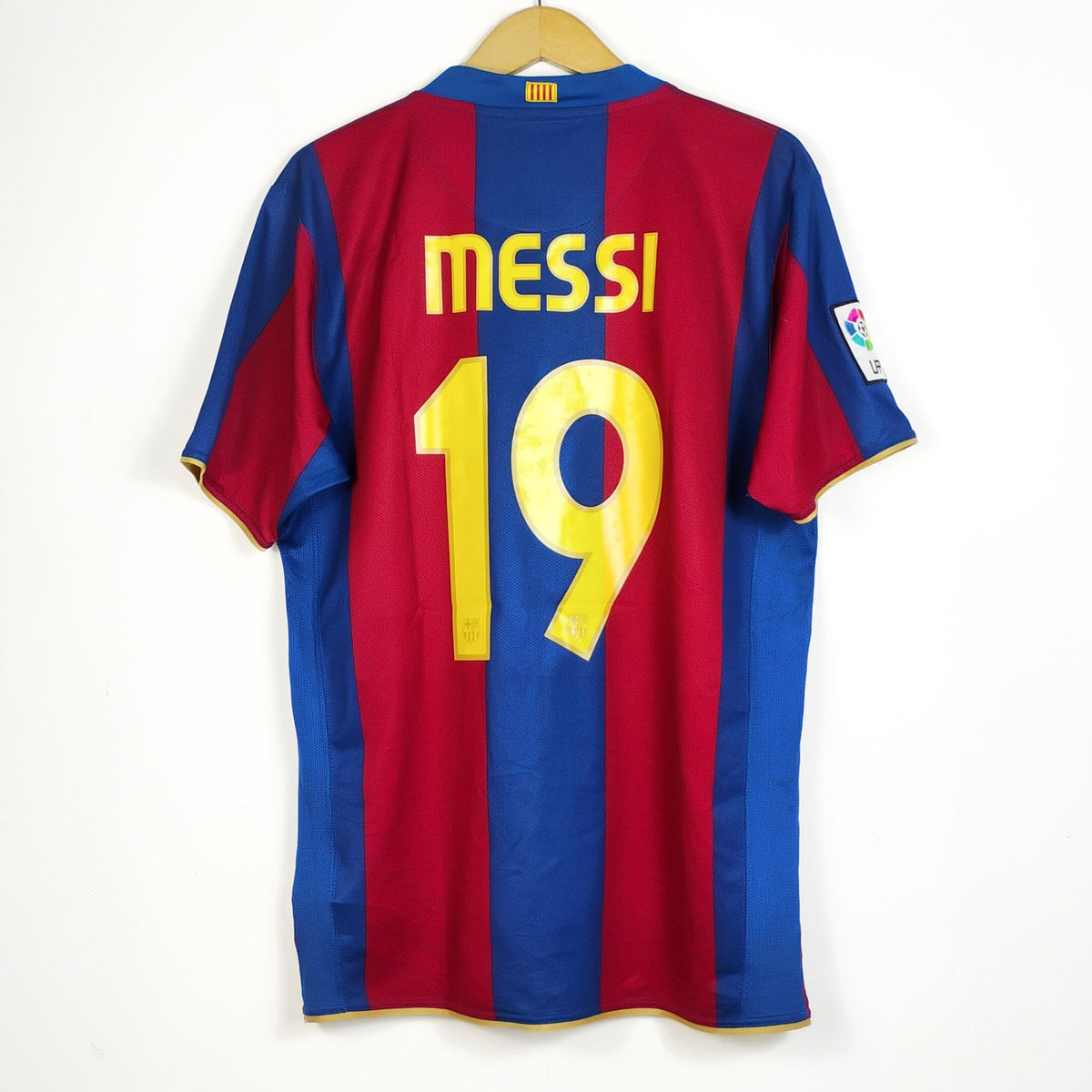 Original Barcelona 2007/08 Home - Messi #19 Size L