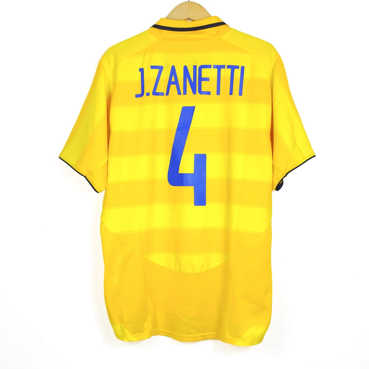 Original Inter Milan 2003/04 Away - J.Zanetti #4 Size L
