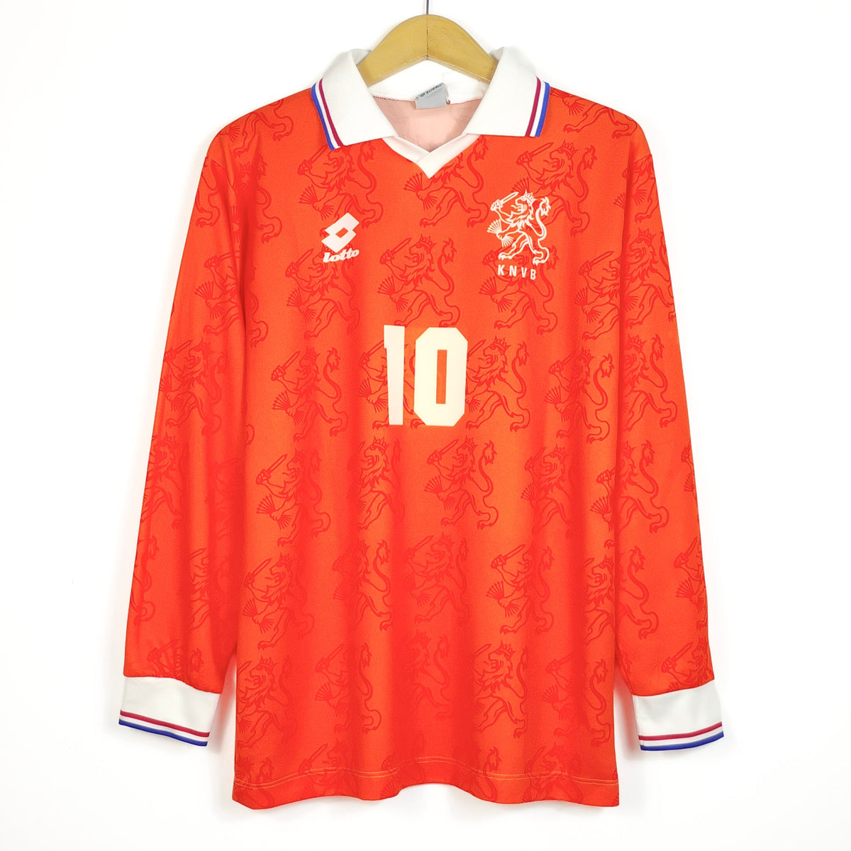 Original Netherlands 1994 Home - Bergkamp #10 Size fit M (Long Sleeve) (With Short)