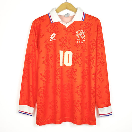 Original Netherlands 1994 Home - Bergkamp #10 Size fit M (Long Sleeve) (With Short)