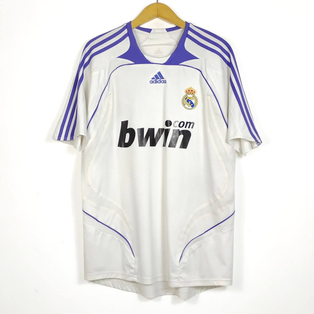 Original Real Madrid 2007/08 Home - Nistelrooy #17 Size L (Player Issue)