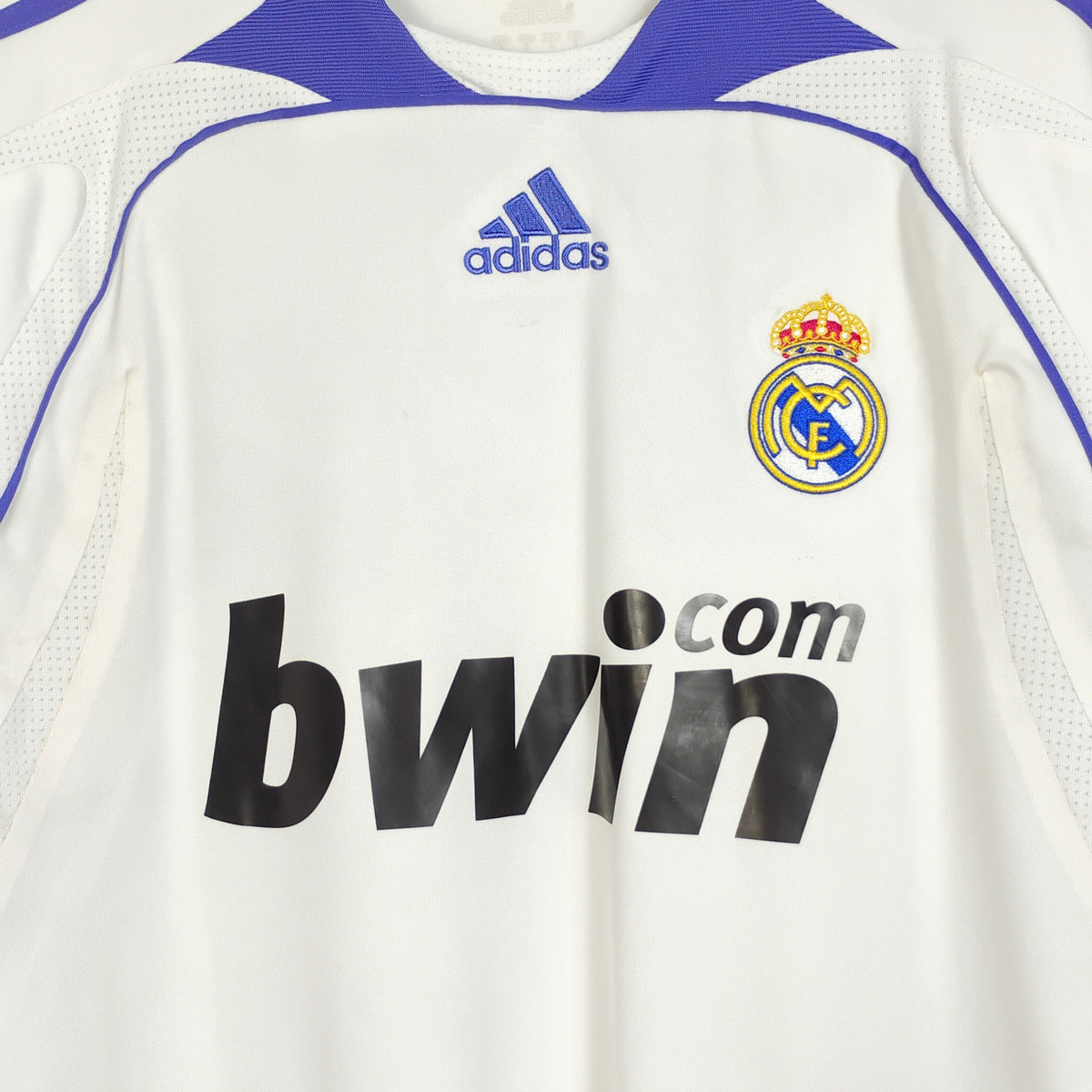 Original Real Madrid 2007/08 Home - Nistelrooy #17 Size L (Player Issue)