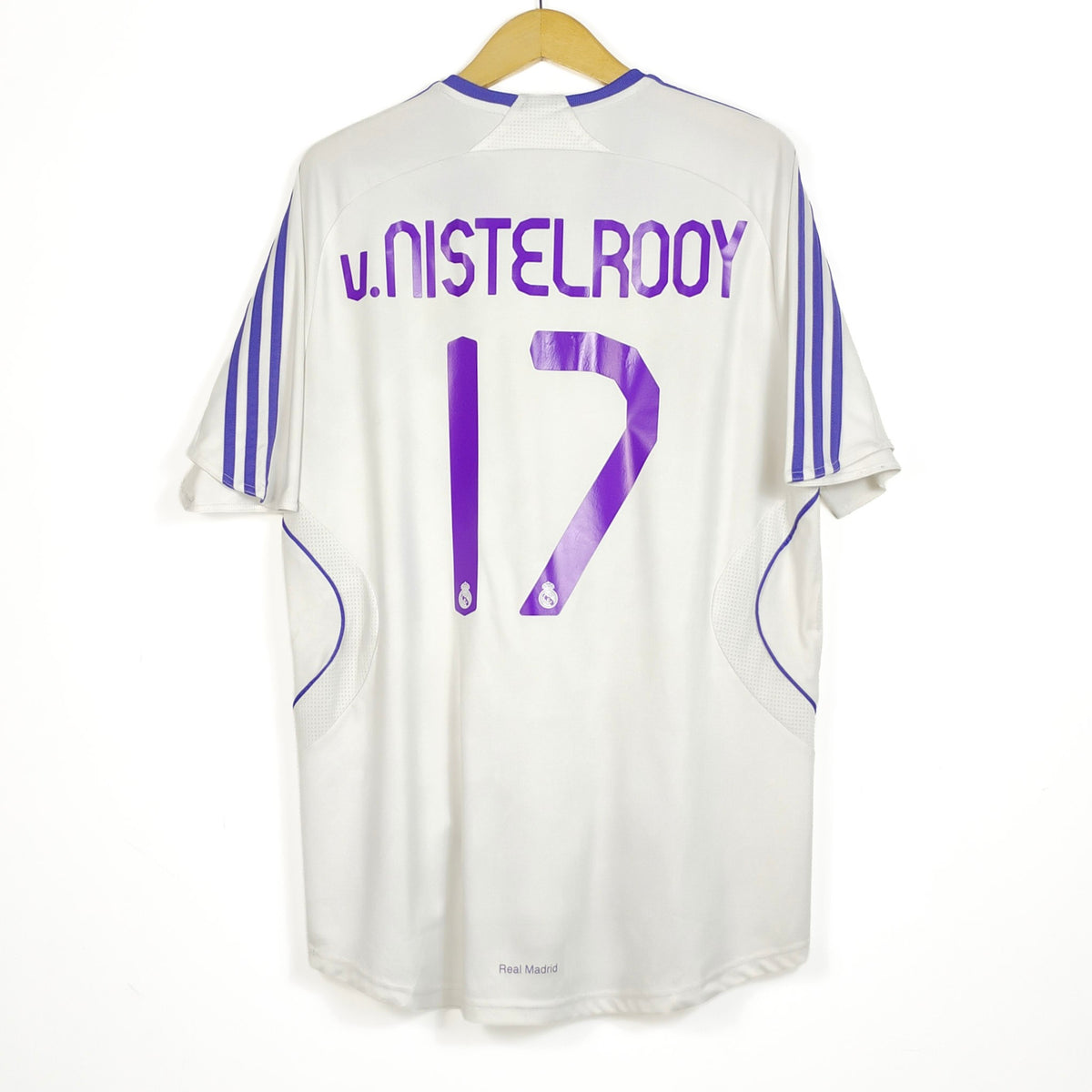 Original Real Madrid 2007/08 Home - Nistelrooy #17 Size L (Player Issue)