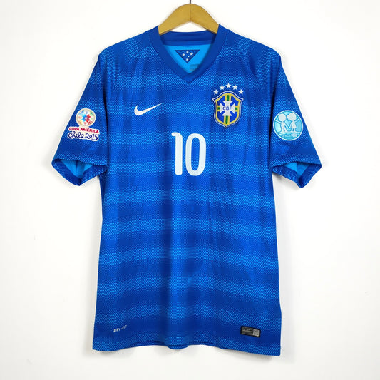 Original Brazil 2014/15 Away - Neymar Jr #10 Size L